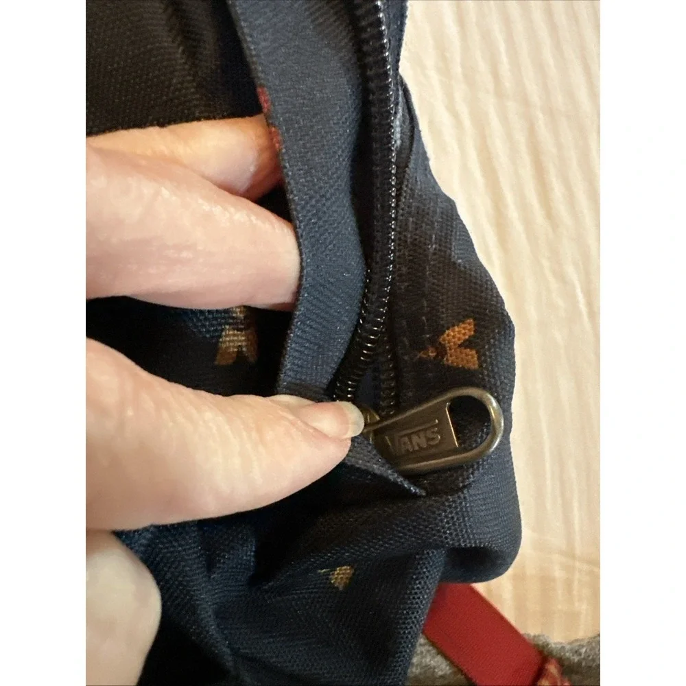 Vans Old Skool II Backpack in a True Native pattern Teepee Dark Blue EUC